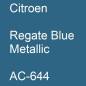 Preview: Citroen, Regate Blue Metallic, AC-644.